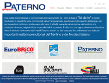 Tablet Screenshot of gruppopaterno.it